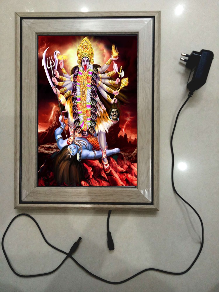 anshul internet point MATA KAALI JI FRAME 15.5 inch LED PHOTO