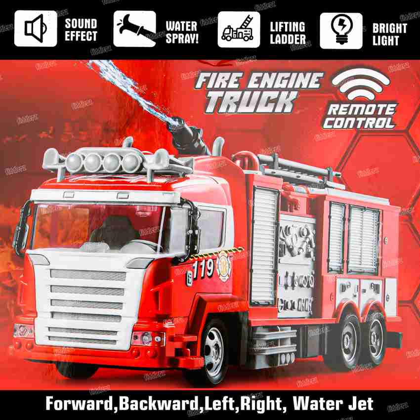 FIDDLERZ 2.4 Ghz Remote Controlled Realistic Fire Brigade Rescue