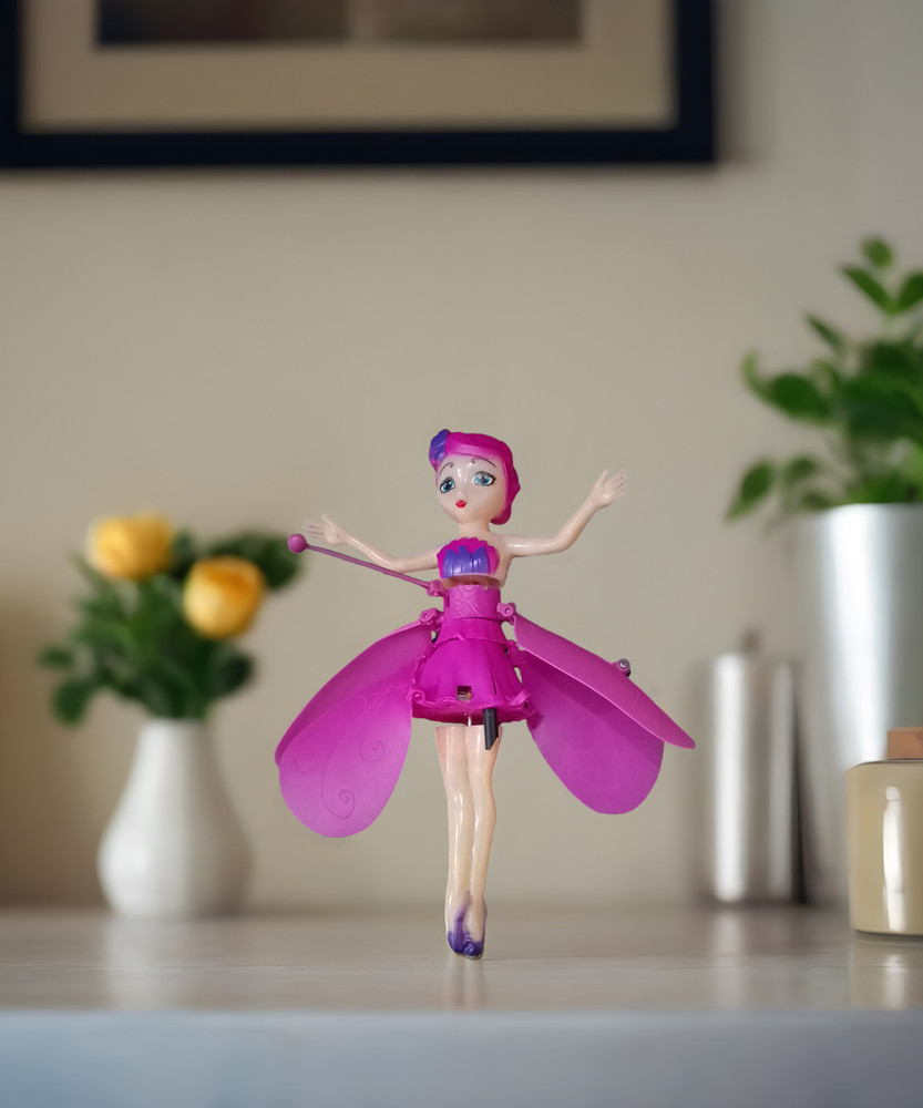 KANISH Flying Fairy Dolls for Girls Flying Doll Hand Control Helicopter Doll Dolls