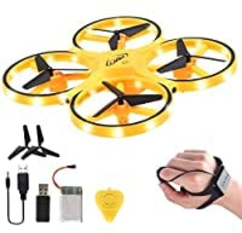 PEMEX Hand gesture controlled mini drone with smart watch hand