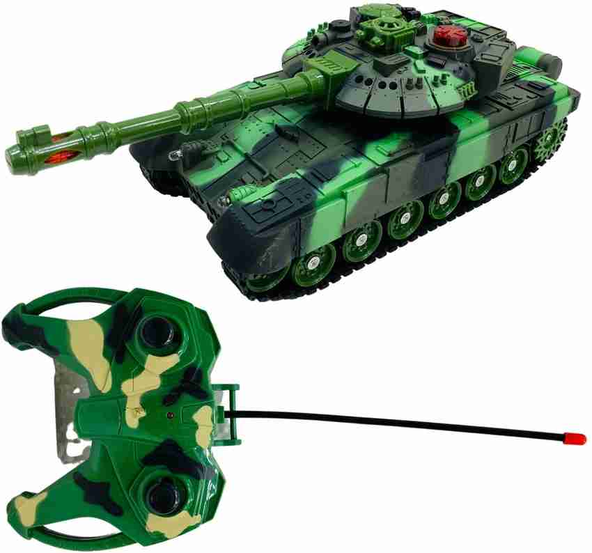 TOY KINGDOM Remote Control Military Army Tank Toy for Kids with Wireless Operation Remote Control Military Army Tank Toy for Kids with Wireless Operation Buy Remote control Tank toys in