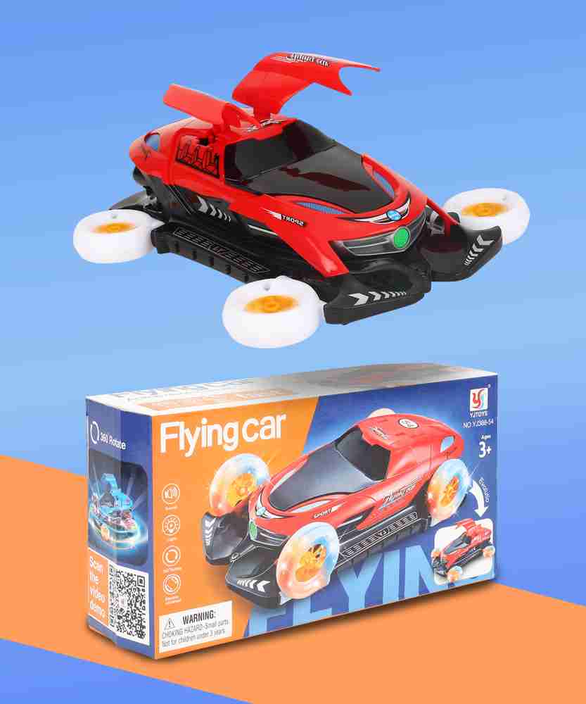 RAGVEE Flying Car Stunt Car with 4wd 360 Rotation with Door Open Sound Light Flying Car Stunt Car with 4wd 360 Rotation with Door Open Sound Light Buy