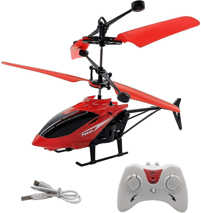 ABC Season Store Remote Control Flying Helicopter With Hand Sensor Rechargeable Unbreakable LED Light Toys For Kids Assorted Entertaining Exciting For Kids Adults Remote Control Flying Helicopter