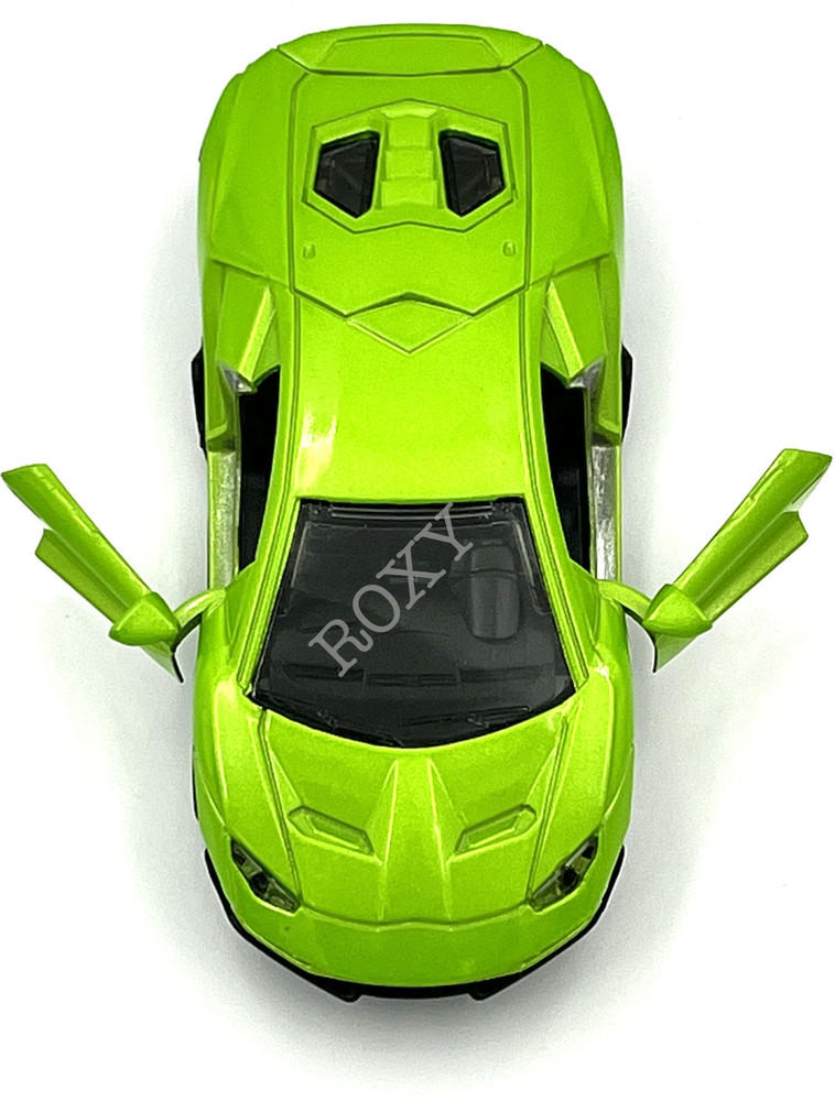 Toy green lamborghini top