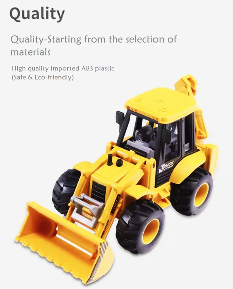 UKAXA 2 in 1 JCB Bulldozer Plastic Excavator Construction Toy Vehicle boy and girl toy 2 in 1 JCB Bulldozer Plastic Excavator Construction Toy Vehicle boy and girl toy Buy