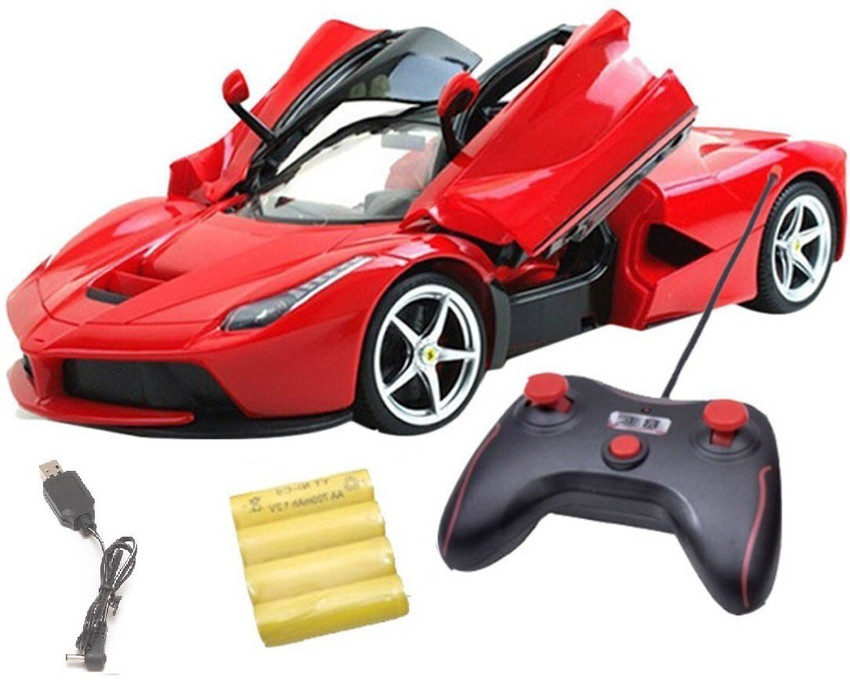 Webby remote controlled super car with opening doors red outlet