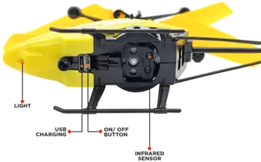 minion helicopter with infrared sensor