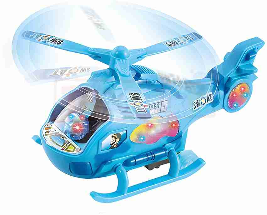 Nexteesh 360 Degree Musical and 3D LED Lights Helicopter Toy for Kids lLarge 360 Degree Musical and 3D LED Lights Helicopter Toy for Kids lLarge Buy Helicopter toys in India