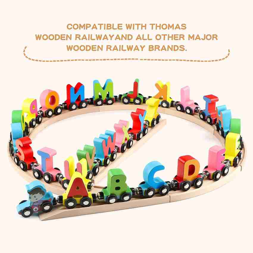 Magnetic train letters store