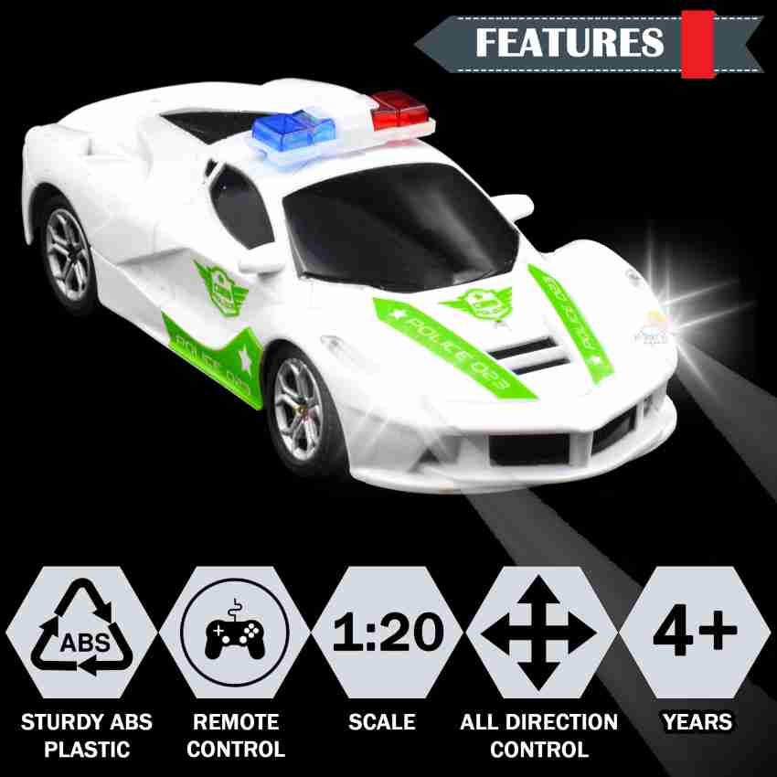 Police car toy with 2025 remote control