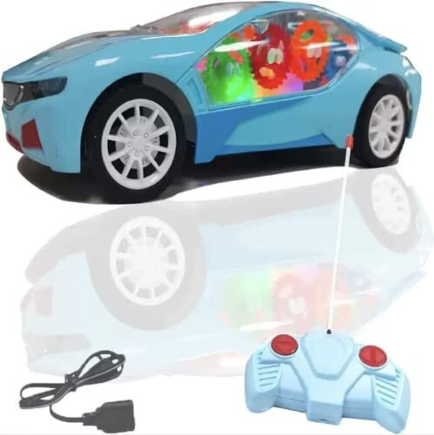 PRANCING UNICORN Remote Control Toy Car with LED Light Gear