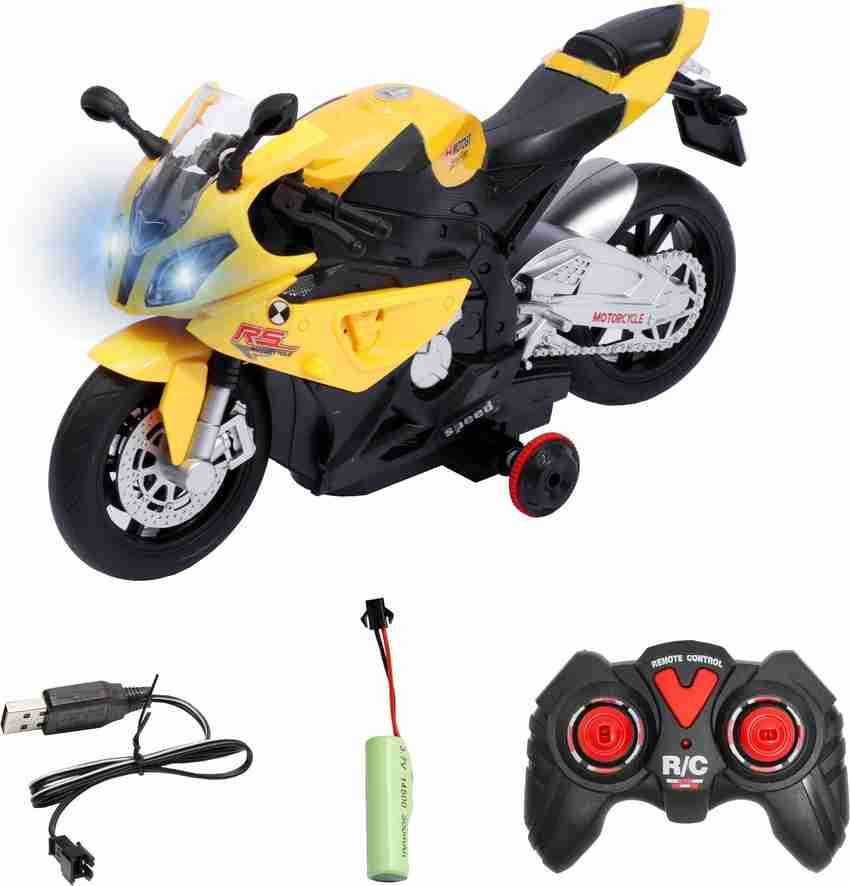WISHKEY 1 20 Scale 360 Degree Rotating Remote Control Bike Toy with Supporting Wheels 1 20 Scale 360 Degree Rotating Remote Control Bike Toy with Supporting Wheels Buy Remote Control Bike toys