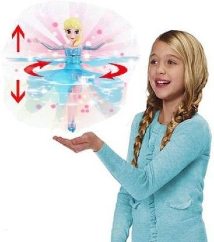 frozen flying doll