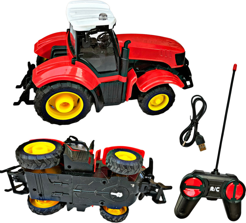 Ruhani Toys Gift Gallery Remote Control Tractor with Light Sound 4 Function Car For Kids Boy Remote Control Tractor with Light Sound 4 Function Car For Kids Boy