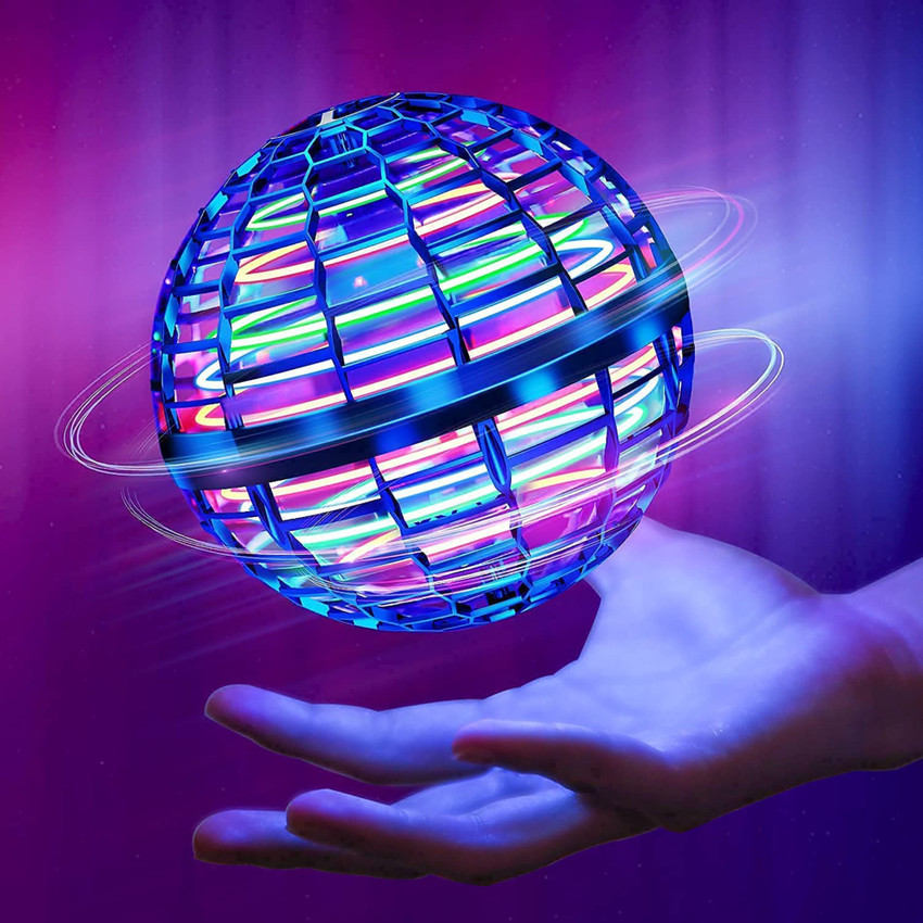TOY KINGDOM Gyrosphere Flying Ball Toy for kids With fun Light