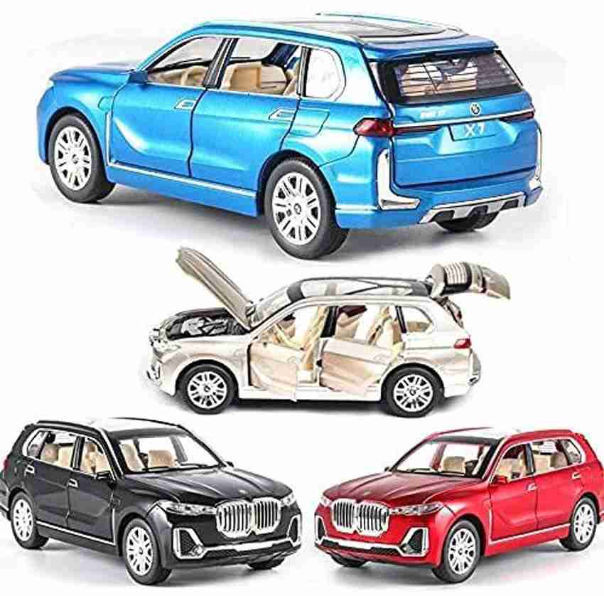 Akvanar 1 24 BMW X7 Metal car Toy Open Door with Light Music
