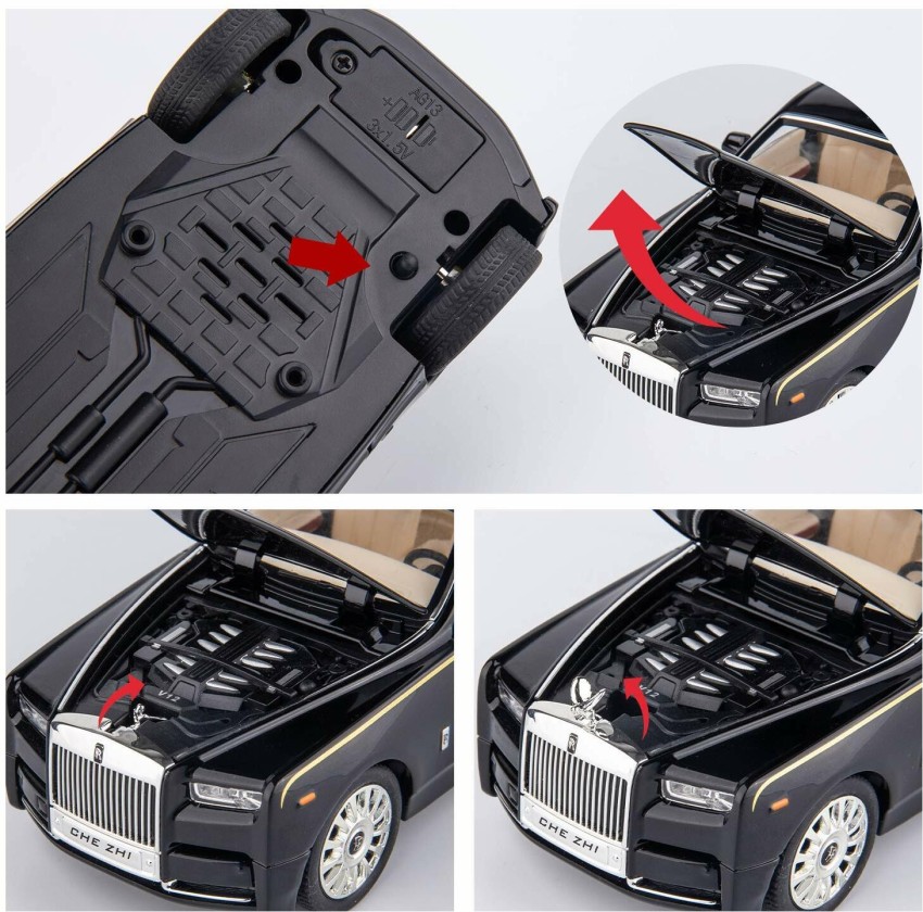 1:20 Rolls Royce Cullinan SUV Alloy Model Car Toy Diecasts Metal Casting  Sound and Light Car Toys For Children Vehicle