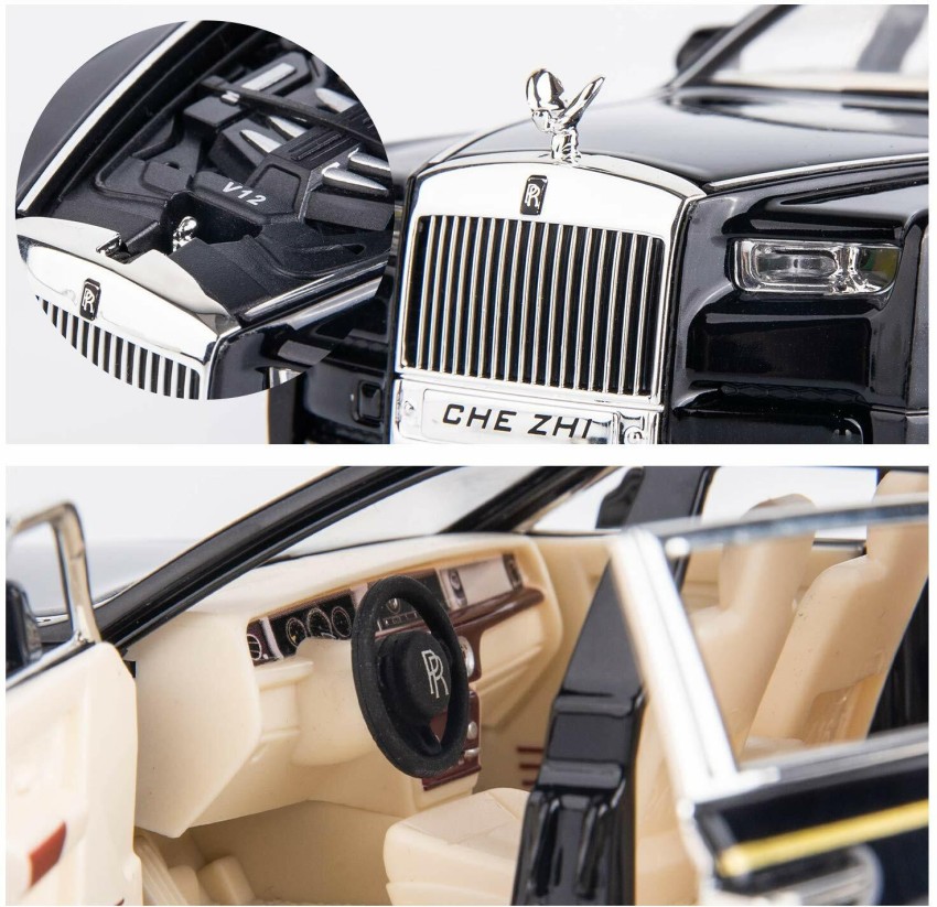 1:20 Rolls Royce Cullinan SUV Alloy Model Car Toy Diecasts Metal Casting  Sound and Light Car Toys For Children Vehicle