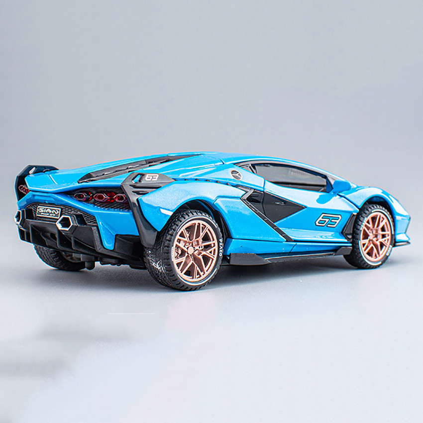 Blue lamborghini toy car hotsell
