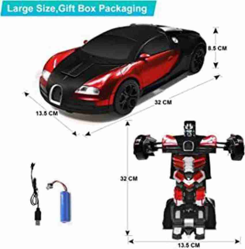 Amerteer Robot Rescue Bots,Deformation Car Robot Pull Back Car Toy For Kids  Vehicles In Transforming Robot Car Best Gift For Child
