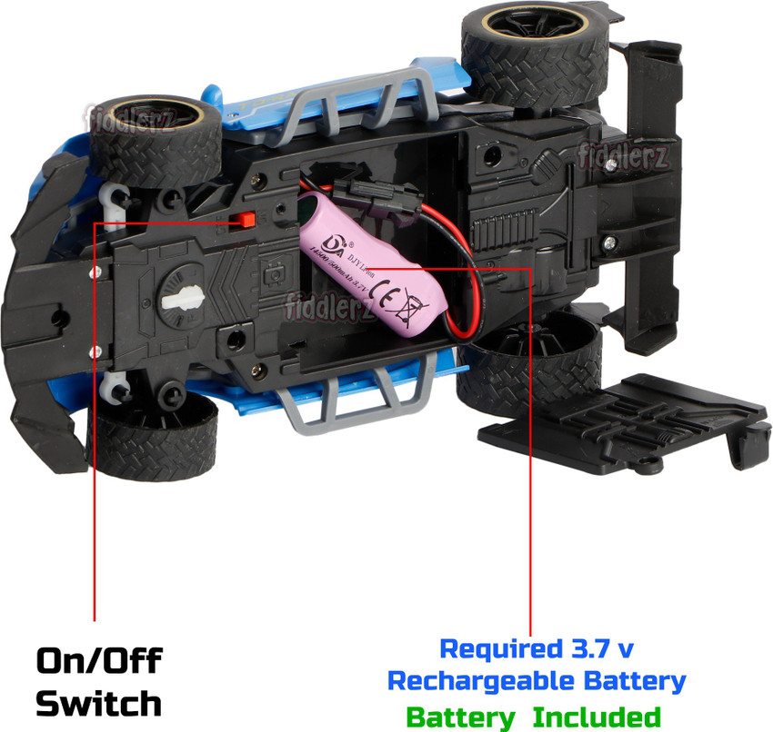 FIDDLERZ Remote Control Car Rechargeable Battery For Kids RC Car