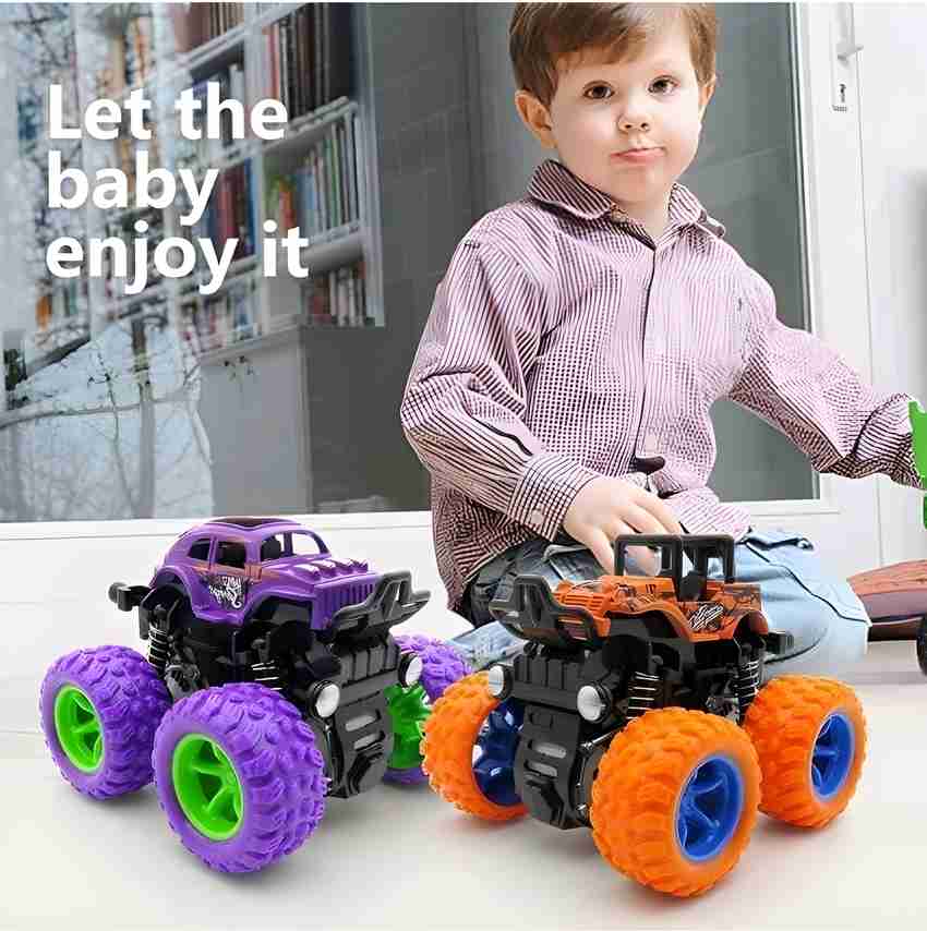 Zenex store Monster truck toys car for kids 4 wheel Friction push