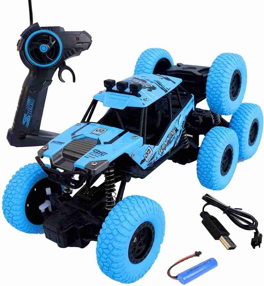N2J2 SHOP 8 wheeler remote control rock car 4WD monster truck toy for kids 5 years 8 wheeler remote control rock car 4WD monster truck toy for kids 5 years