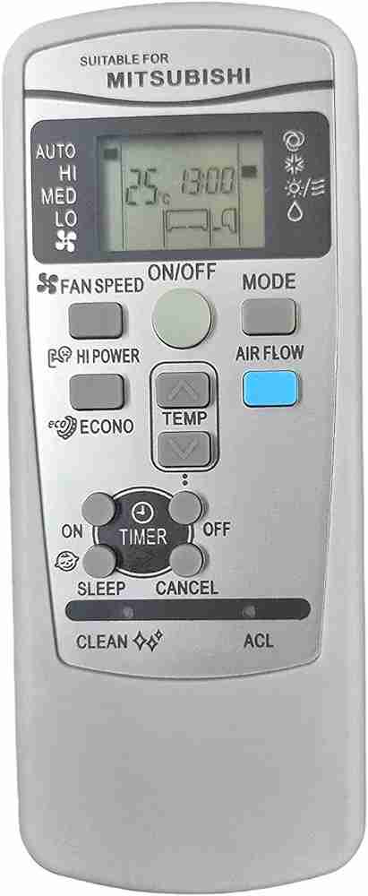 NixGlobal 25A 1 MITSU BISHI AC Remote Compatible with MITSUBISHI 1 1.5 2 TON AC Remote Controller NixGlobal Flipkart