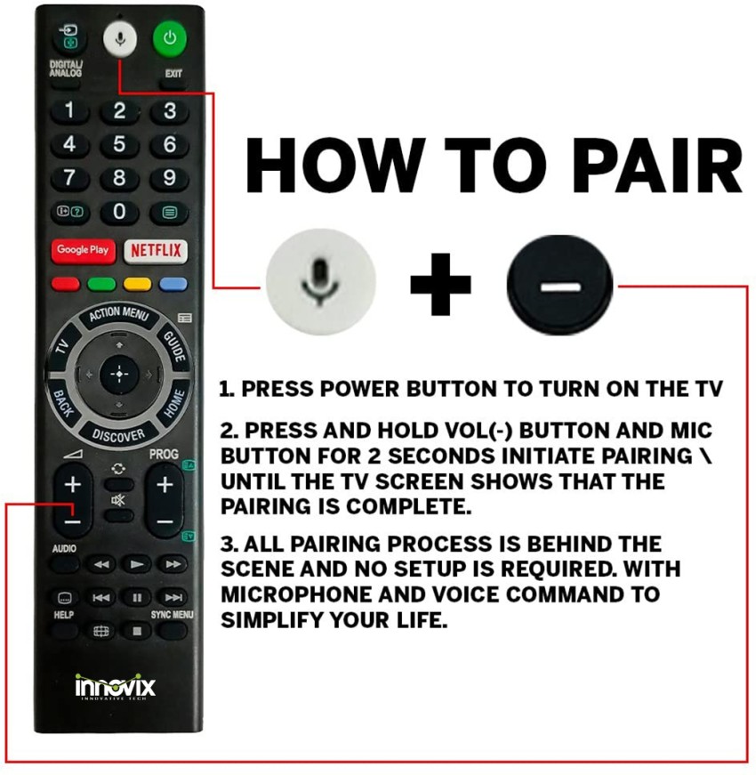 sony smart tv controls