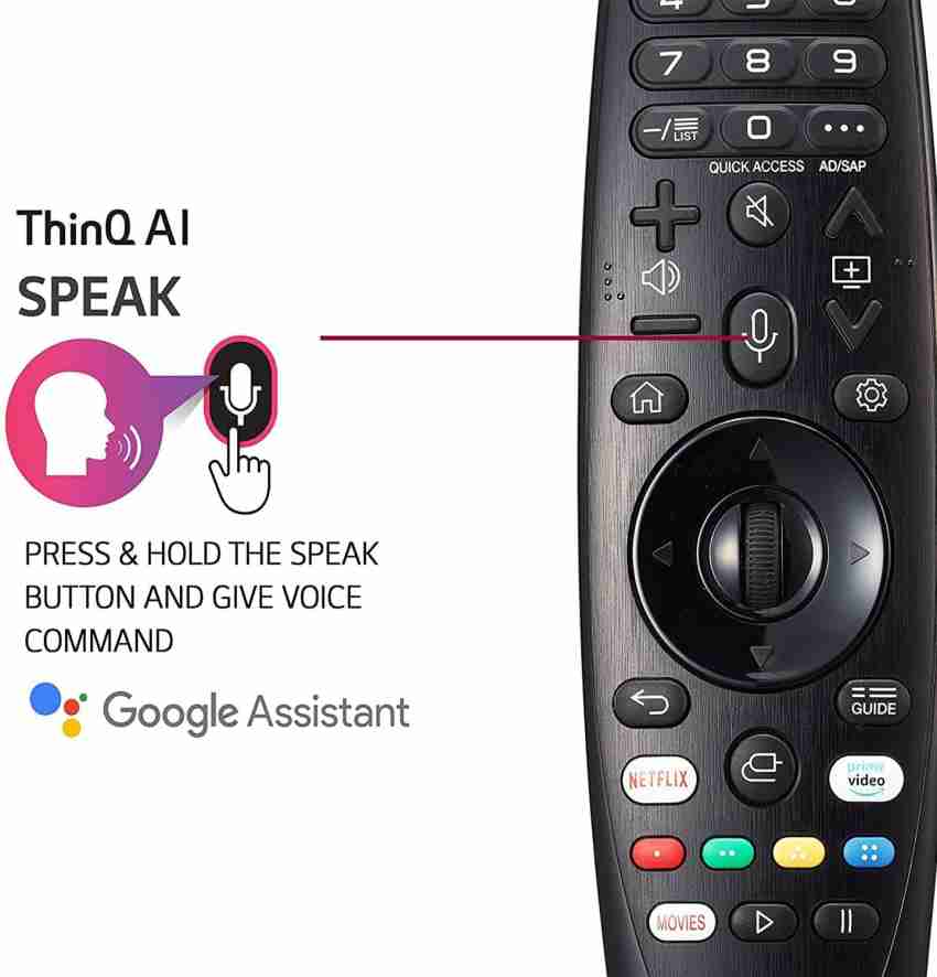 Universal LG Magic Remote Control for LG Smart TV - LG Remote Compatible  with All Models of LG Smart TV - 1 Year Warranty Included - (NO Voice  Control or Pointer Function)