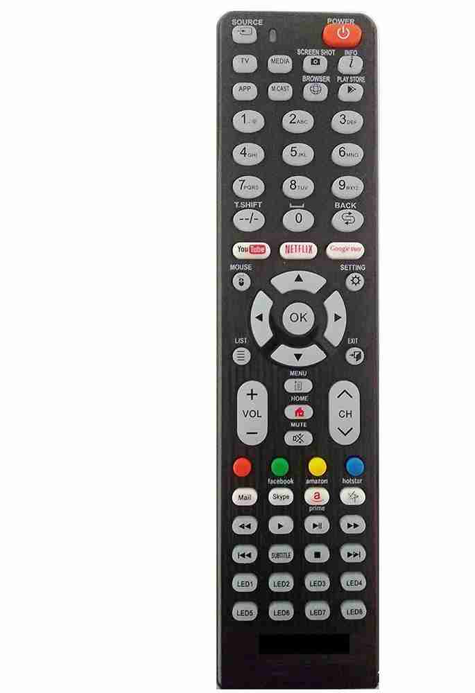 AV HUB Universal Tv Remote Works with All LCD led Smart TVs Akai