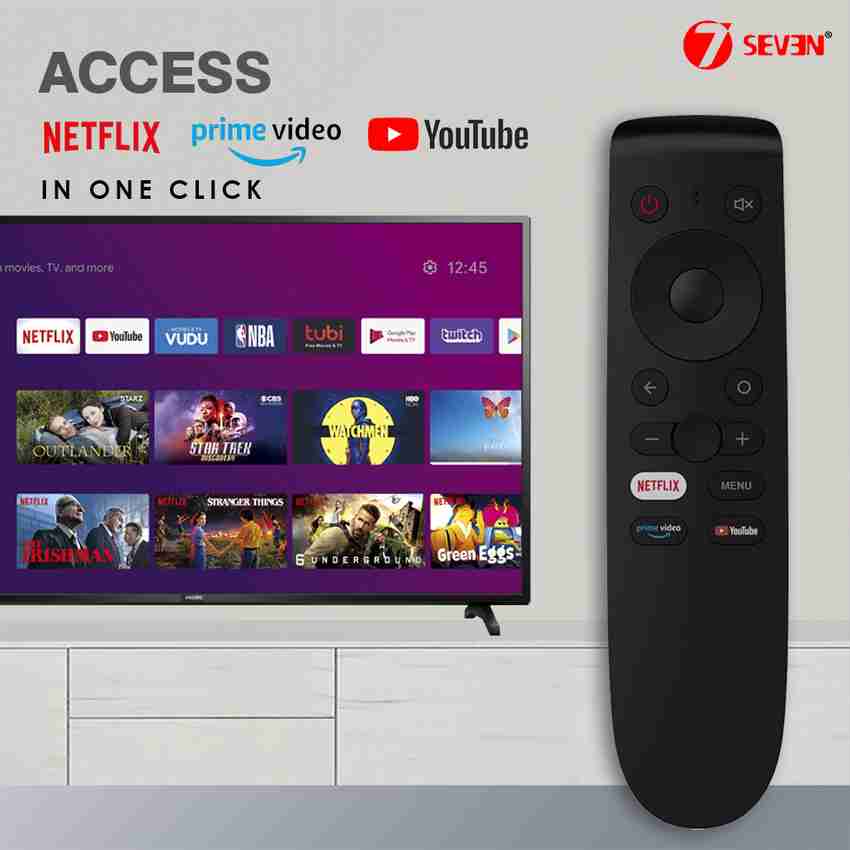 7SEVEN Infrared Non Voice oneplus Remote | One plus Android TV Remote | Replacement of Original one Plus Smart tv Remote with Netflix YouTube and Prime Video Hot Keys - OnePlus TV / 1+ TV Remote Controller - 7SEVEN : Flipkart.com
