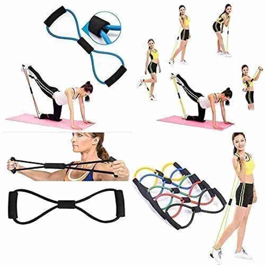 KKNTERPRISE 8 Shape Resistance Band Pull Rope Toning Tube for Workout  Exercise32 Resistance Tube - Buy KKNTERPRISE 8 Shape Resistance Band Pull  Rope Toning Tube for Workout Exercise32 Resistance Tube Online at