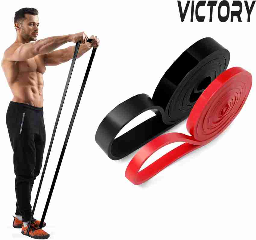 VICTORY Heavy Resistance Band Set For Exercise Stretching (Light & Medium)  Resistance Tube - Buy VICTORY Heavy Resistance Band Set For Exercise  Stretching (Light & Medium) Resistance Tube Online at Best Prices