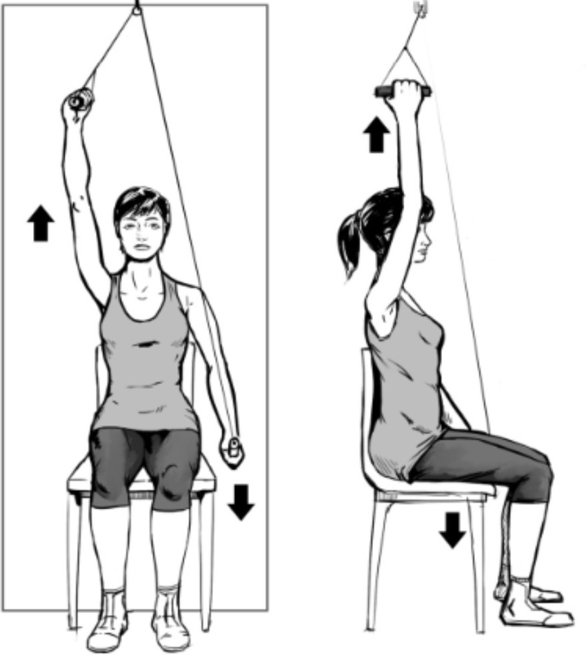 Hand rope exercise sale