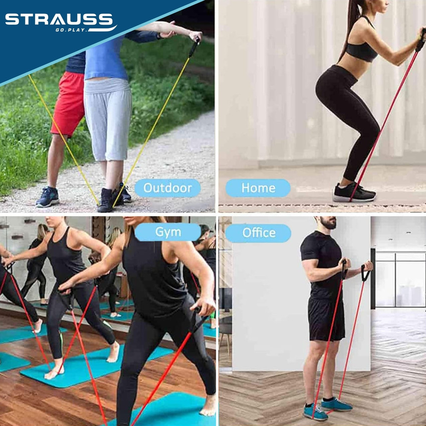 Strauss Triple Resistance Tube with Door Knob Resistance Band Exercise Band Resistance Tube Buy Strauss Triple Resistance Tube with Door Knob Resistance Band Exercise Band Resistance Tube