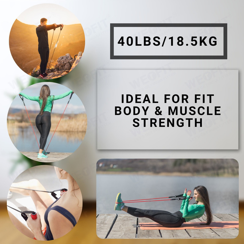 WErFIT Resistance Single Toning Tube Free Door Body Workout Stretching 15 20KG Resistance Tube Buy WErFIT Resistance Single Toning Tube Free Door Body Workout Stretching 15 20KG Resistance Tube Online...