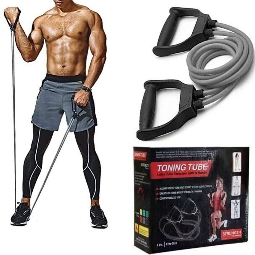 Bvibes Resistance Tube for Exercise Muscle Toning Endurance Workout Band Resistance Tube Buy Bvibes Resistance Tube for Exercise Muscle Toning Endurance Workout Band Resistance Tube Online at Best Pri...