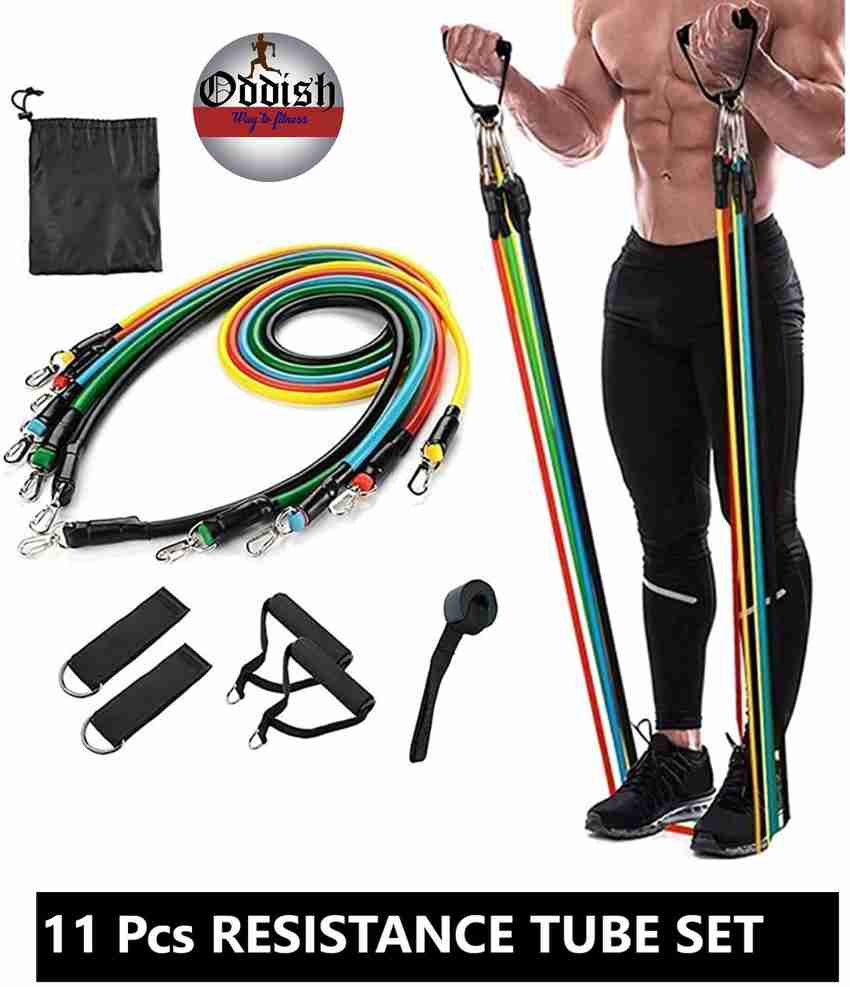 Oddish 11 in 1 Resistance Bands Set for Exercise Stretching and Workout Toning Tube Resistance Tube Buy Oddish 11 in 1 Resistance Bands Set for Exercise Stretching and Workout Toning Tube