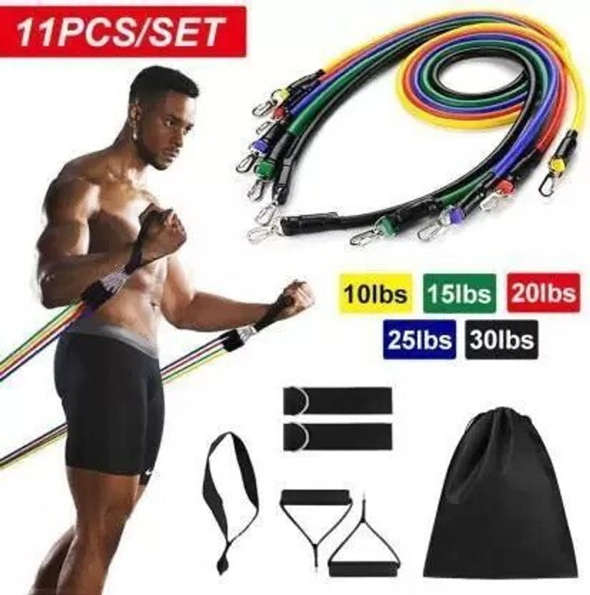 11pcs set resistance bands 2025