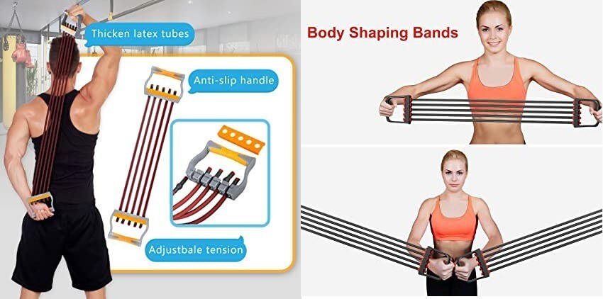 Bvibes Chest Expander Fitness Workout Latex Adjustable Rope with 5 Removable Resistance Tube Buy Bvibes Chest Expander Fitness Workout Latex Adjustable Rope with 5 Removable Resistance Tube Online at ...