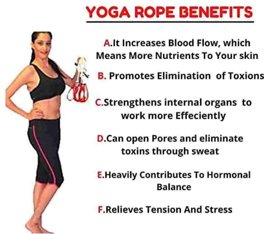 NATURAL Yoga Rope/Pocket Gym Rope/Abdominal Exercise Rope