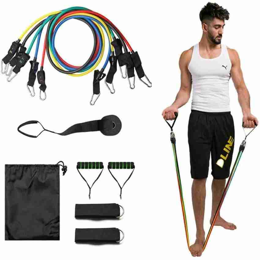yo yo trader Power Resistance Band Set for Workout Resistance Tube Multicolor Resistance Band Buy yo yo trader Power Resistance Band Set for Workout Resistance Tube Multicolor Resistance Band Online a...