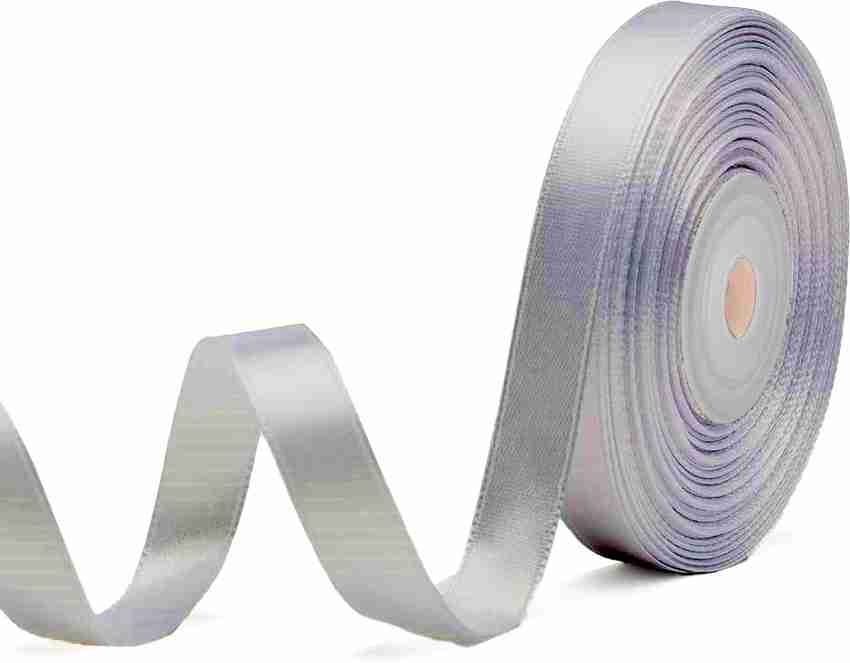 Grey satin sales ribbon