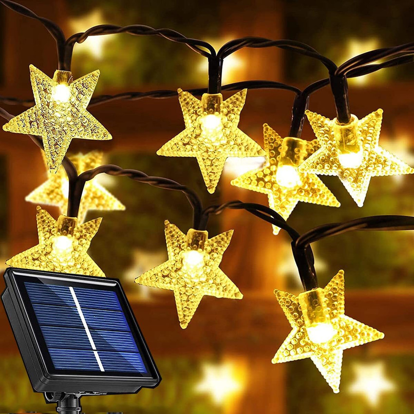 Riches 14 LEDs 3 m Yellow Steady Star Rice Lights Price in India