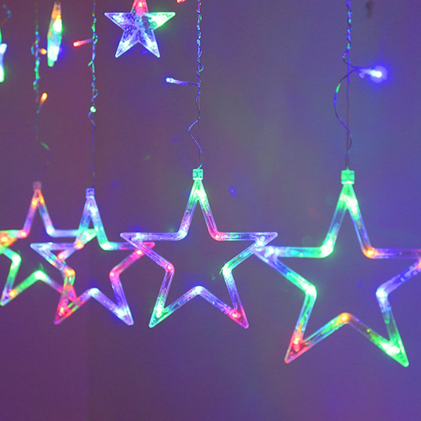 WRADER 2.5 Meters with 6 Big 6 Small Star Light for Diwali