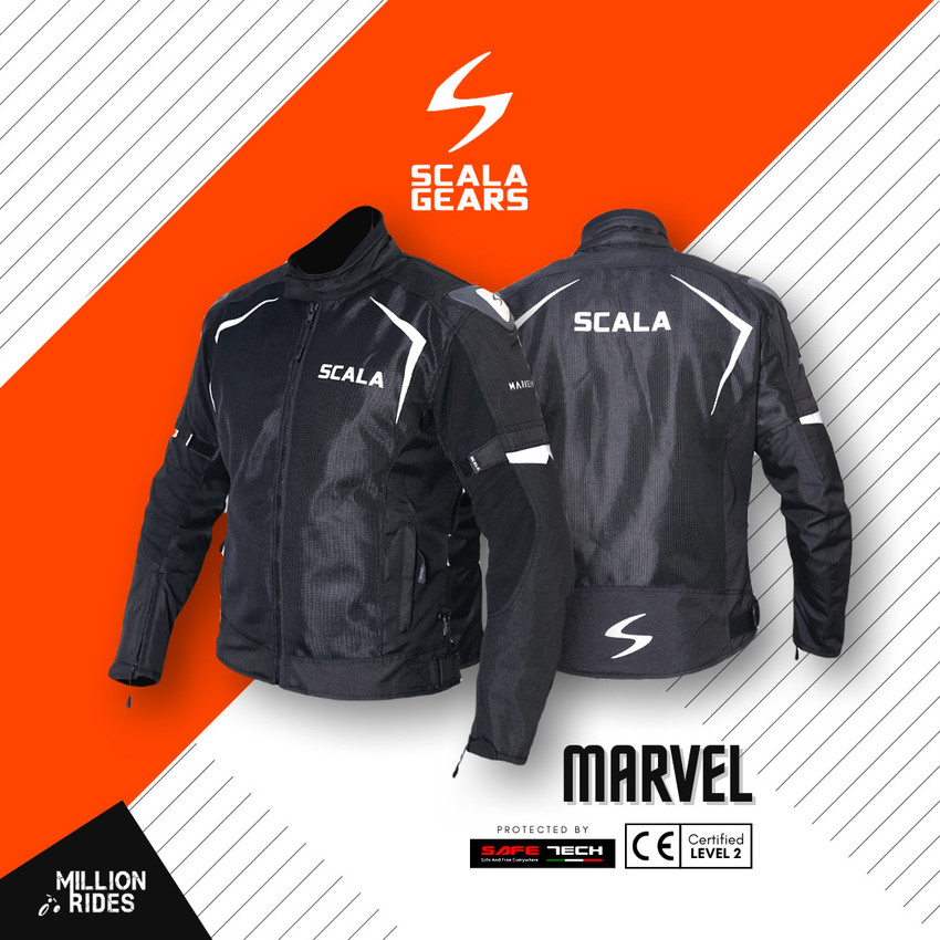 SCALA GEARS Marvel V2 Impact Protection Motorcycle Bike Riding Protective Jacket Price in India Buy SCALA GEARS Marvel V2 Impact Protection Motorcycle Bike Riding Protective Jacket online at Flipkart....