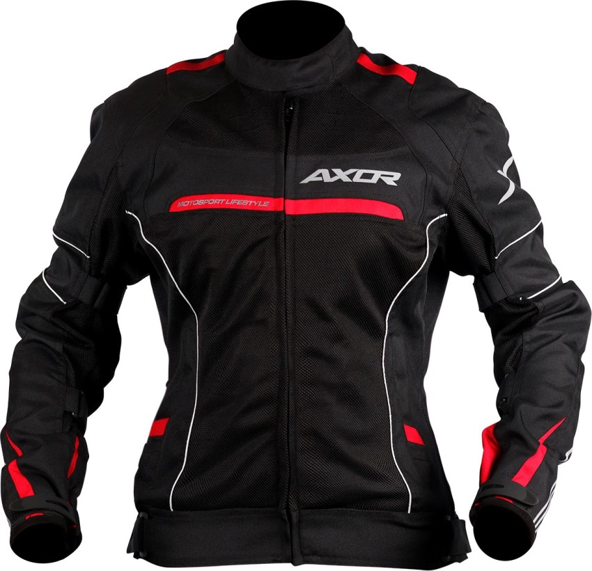 Axor Cruise 2 Riding Jacket (Black Red) Red / M