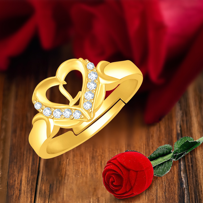 Love symbol finger on sale rings
