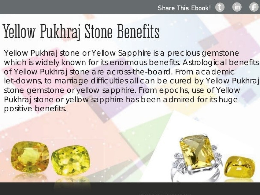 Gemstonik 9 Ratti Pukhraj Original Certified by GLI Yellow Sapphire stone For Pendant Stone Ring Price in India Buy Gemstonik 9 Ratti Pukhraj Original Certified by GLI Yellow Sapphire stone